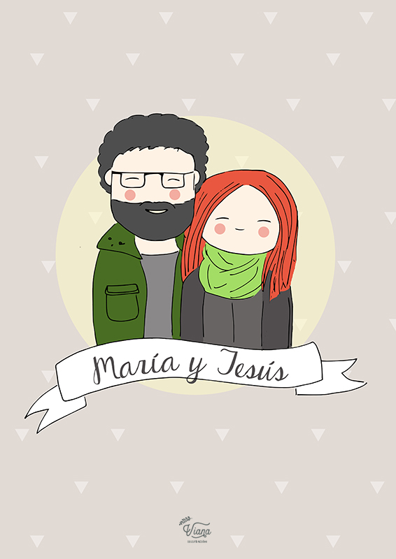 Jesús y María