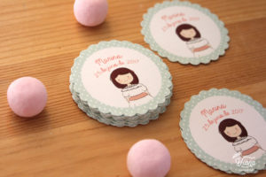 Etiquetas Comunión de Marina